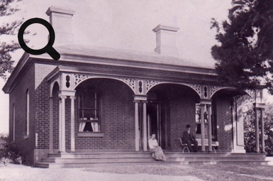 By Malcolm Qualtrough  The house at 237 (Later 44) Belle Vue Road Golden Square Bendigo was home to Henry Qualtrough and his wife Elsie. They raised seven children in the house. Eldest son Jack lived on the Porter Street side next door. Youngest son Alan and wife Betty built a house in 1961 which they called ‘ALBET’ in 1960 on the top side.  Henry is descended from James Qualtrough born 1832.  His mother was Alice Jane Qualtrough   Probably in the photo above are Mr and Mrs Lisle This photo above is from the State Library of Victoria above gives the date 1854 - Colour added 2021 by Malcolm Qualtrough - shows what is most likely the Union Mine Chimney, see 1886 map below.  This house lies on an allotment granted to R (Robert) Lisle in 1865. Robert Lisle was a pioneer of the Bendigo District. His father John married , at Lowick, Northumberland in 1791 Anne Coxon from Cartington. Their family of six children included Robert (1821) who married, at Longhoughton in 1848 Mary Straughan. In 1841 Mary was one of six servants living with Thomas Browne ’of independent means’ and his family in Amble but in 1851 Robert and Mary were in Newcastle upon Tyne where Robert was a Joiner’s journeyman.  The discovery of alluvial gold at Ballarat, Victoria in 1851, and a second find shortly afterwards at Bendigo, saw a great rush of Australians to the digging to try to make their fortunes.Robert and Mary sailed to Australia ,possibly amongst the 284 passengers aboard the ‘Washington Irvine’, in December 1852. After a short stay in Ballarat the couple moved to Bendigo in 1856 where Robert joined the ranks of gold diggers.  They arrived with very little but by 1858 Robert was one of the six owners of the Union Company Mine, Golden Square. All were members of the Golden Square Methodist Church of which Robert became a founder member after a deeply moving experience. Later he took a share in Bruce’s Crushing Mill selling this in 1861 to finance a trip to the ‘old country’. He, and Mary, returned to Australia in 1862 amongst the 481 passengers aboard the S.S. Great Britain.  Robert and Mary celebrated their Golden wedding anniversary in 1898 when 250 were invited ‘to partake of a social cup of tea with two well known residents of Bendigo’ in the Wesleyan school room.  The house was built about 1865.   Robert also purchased a Lot adjoining on the north, which in the 1950s a house was built for Henry and Elsie’s youngest son Jack Qualtrough and his wife Phyllis.  Early Maps below show the Lots just south of the United Bell Vue Company Mine and just west of Poverty Gully in 1871 and 188. The area was known as Dairy Hill, on account of the Dairy Hill United Company. For a description of the area see the article on this site - memories of the 1960s by Malcolm Qualtrough.  Directories of the period list Robert Lisle as a miner in Golden Square.   Robert Lisle Obituary from the Argus 8th July 1911:  Mr. Robert Lisle, mining pioneer, and a liberal supporter of the Golden Square Methodist Church, died, aged 91 years. He came to Victoria from Northumberland in 1854, and was for some years mining on the Sheepshead Reef.   Today's nearby Lisle Street presumably commemorates his name.  Lisle, listed as a quartz miner, owned a house and land on the Sheepshead Reef early in the 1860s.  By 1865 he owns and occupies this property and continued to do so until early this century, when he was described as a ‘mine manager.' Lisle is thought to have partnered Abraham Harkness in the Victoria Foundry.  Messrs. Harkness and Co.'s Victoria Foundry, Golden Square, was commenced in a small way in 1858 by four practical workmen, Messrs. Irving, Espie, Braddish and Arundel. The firm prospered, but several changes occurred in the management, until in 1870 it consisted of Messrs. Ruddock and Harkness. Subsequently Messrs. R. Allingham and R. Lisle  succeeded Mr. Ruddock in the firm, but they retired in 1881 and 1886, leaving Mr. Harkness sole proprietor.  Lisle was one of the instigators of Methodism at Golden Square in the 1850s. He helped purchase a site for the new stone church (open December, 1859), which followed the fust 1852 strycture. The new 1870 church benefactors included Richard Allingham and Union claim holders (Lisle?).  Robert’s sistor lived in Panton St, Golden Square, her obituary from the Bendigo Advertiser states: Mrs. Susannah Cockburn, wife of Mr. John Cockburn, died on Thursday night at her residence, No. 45 Panton-street, Golden-Fix this text square, at the advanced age of 84 years.  The deceased was an estimable lady, of a kind and unassuming nature. She was a sister of the late Mr. Robert Lisle, an old Bendigo pioneer, of Bell Vue-road. She was born at Northumberland, and had lived at Golden-square for 25 years. She made many friends, and was a loyal adherent and supporter of the Golden-square Metho- dist Church. Besides her husband, two   sons and one daughter are left to mourn their sad loss.   Robert’s brother obituary was printed in the Bendigo Advertiser 29 October 1907: Roger Lisle, aged 79, late of Kangaroo Flat and Golden-square, brother of Robt Lisle, Belle Vue road, Golden-square.  Mr. Roger Lisle, who, alter managing several claims, on the Bird’s Reef, immediately South of the railway line at Kangaroo Flat in the 1860s, went to Queensland, where he assumed the management of the famous Mount Morgan mine.   Mrs Ann Gill, the widow of Thomas Gill, who dies in 1912, a retired farmer from Myers Creek; continued the ownership through the First War into the 1930s, when the Star Building Society was listed as 'owner' and the occupier (and mortgagee?), first James Loy, then John Oualtrough. Oualtrough, a forester lived there, with Elsie Oualtrough, until the 1970s, with Allan Oualtrough owning land beside them in the 1950s.  Description  A double-fronted red brick (painted over) villa, with a hipped- form slate roof and concave-profile verandah. Set side-on to the street and the nearby Poverty Gully, it faces across Lisle's other block, back towards Bendigo town. It also faces the United Belle Vue Company gold mine site. The house's most unusual attribute is the verandah detailing. Paired posts (Ionic) support miniature entablatures, capitals and intricate fret-sawn arch spandrels which recall other notable buildings such as 50 Church Street, Eaglehawk, Falkland House, Long Gully (Vahland & Getzschmann, 1870) and 12 Bannerman Street, Bendigo, (R A Love, 1871).  Openings have segment-arch heads, with indications of contrasting colours in the voussoirs, and the stuccoed chimneys have relatively slim cornice mouldings, typical of mid, rather than late, Victorian-era details.  External Integrity  An early picket fence may survive in an altered form at the frontage (tops cut square) and the brickwork has been painted, albeit a 'brick colour.'  Context  Immediate mature landscape includes the Roman Cypress specimens. Beyond are the gold fields (United Belle Vue, Eureka, Napoleon United, Golden and Poverty Gullies). Other early buildings include 58, 60 and 51 Belle Vue Road.  Landscape  Mature landscape includes' Cupressus torulosa' along the fence line and a large evergreen tree (possibly an’ Arbutus unedo') which is contributory.  Significance  Architecturally, the house is distinguished by its ornate early verandah, potentially its brickwork and its adverse siting, which points to its historical associations and lends it prominence, sited on a minor hill.  Historically, it is also contemporary with the surrounding major gold mining field and provides valuable built components to the historical importance of this part of the Bendigo field.  Its creator and long-term occupier, Robert Lisle, was part of the Golden Square mining fraternity and co-financier of the Methodist Church in the locality.  The house is basically of five rooms.   Note the positions of the chimneys and the curved wall in the corridor. The shared fire-place cavities were in the form where the wrought iron covers and fire grills on each side of the wall shared the chimney. The fireplace was very effective at heating the room. The author can remember staying occasionally in the front room snug and secure in Winter time.  The early date of this cavity wall construction house is enough to make it a house of considerable significance but Love's choice of a novel means of bonding the inner to the outer walls makes it of international significance in the history of building technology.   Cavity wall construction had been used since at least the early part of the nineteenth century in Britain. but it was not generally accepted by builders and architects until the 1920s. Restoration writer Ian Fvans. stated that Australia’s first cavity brick walls are in buildings in the Victorian towns of Stawell and Bendigo. constructed by American architect R.A. Love during the late 1860s and early 1870s. Lewis has claimed for Love the distinction of being the architect of the first true cavity wall buildings in Victoria based on his work in Stawell.  This Bendigo example is five years earlier, but it is not however. the first known example in Bendigo. Earlier in 1864. Vahland and Getzschmann had built St Monica's Church in Kangaroo Flat with 100 mm cavities in the walls. They had bonded the walls at metre intervals by overlapping alternating header bricks from the inner and outer waIls. The construction was revealed when the church was demolished without a permit. The presence of the header bricks mitigated the effectiveness of the cavities to exclude moisture.  In the Lisle house. the front and side walls are about 275 mm thick with a 70 mm cavity. The inner and outer walls are tied using header bricks every second brick in every second course, providing a very secure bond.  It also allows air to circulate freely around each header brick. reducing the tendency for moisture to penetrate to the inside surface of the wall. It is possible that specially made header bricks were used to span the walls as one such brick was found in the garden, but this has not been confirmed by inspection. The closest known published bond is that of Loudon’s hollow wall which uses a cavity with Flemish bond.  It also allows air to circulate freely around each header brick. reducing the tendency for moisture to penetrate to the inside surface of the wall. It is possible that specially made header bricks were used to span the walls as one such brick was found in the garden, but this has not been confirmed by inspection. The closest known published bond is that of Loudon’s hollow wall which uses a cavity with Flemish bond.  The plan of the house is also a departure from the more common double front with central passage. Unusually the sharp corner in the passage has been rounded in recognition that it would be likely to be knocked. Love has given the doorways in the front rooms a classical treatment. He inserted non-opening timber panels which extended the architraves to almost 2.7 metres. which gave the door, when closed, the appearance of being very tall.  The front wall is of triple brick with cavity to give added depth to the entrance door and windows in a wav that characterizes several of Love's later residential buildings. His use of lonic capitals on the verandah posts is also characteristic of some of his later work. Some of the capitals have rotted and been replaced with replicas. A photograph of the house with Mr and Mrs Lisle on the verandah shows three steps extending the full width of the verandah, in the manner Love later used at Colbinabbin and Stanhope homesteads. The steps no longer exist, so they were probably made from timber.  Love designed this house for Robert Lisle a successful mining manager and investor and a staunch member of the Golden Square Methodist Church.  Lisle was honorary clerk of works for the construction of the present church in 1872, so is likely that he took an active interest in the mode of construction of his own home. He died there in 1911.  A recent owner in the 1990s has inserted a stainless steel damp course into the walls and made additions to the rear. but the original building remains essentially intact.  Reference: Robert Alexander Love - Goldfields Architect  Reference: Bendigo and Eaglehawk Heritage Study-Significant site by Graeme Butler and Associates.     